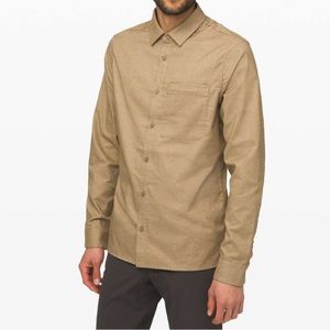 Lululemon Masons Peak Long Sleeve Shirt *Heathered Frontier